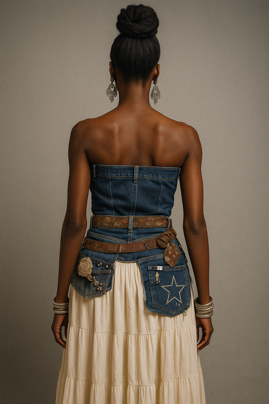 Custom made Eclectic Flare Belt
