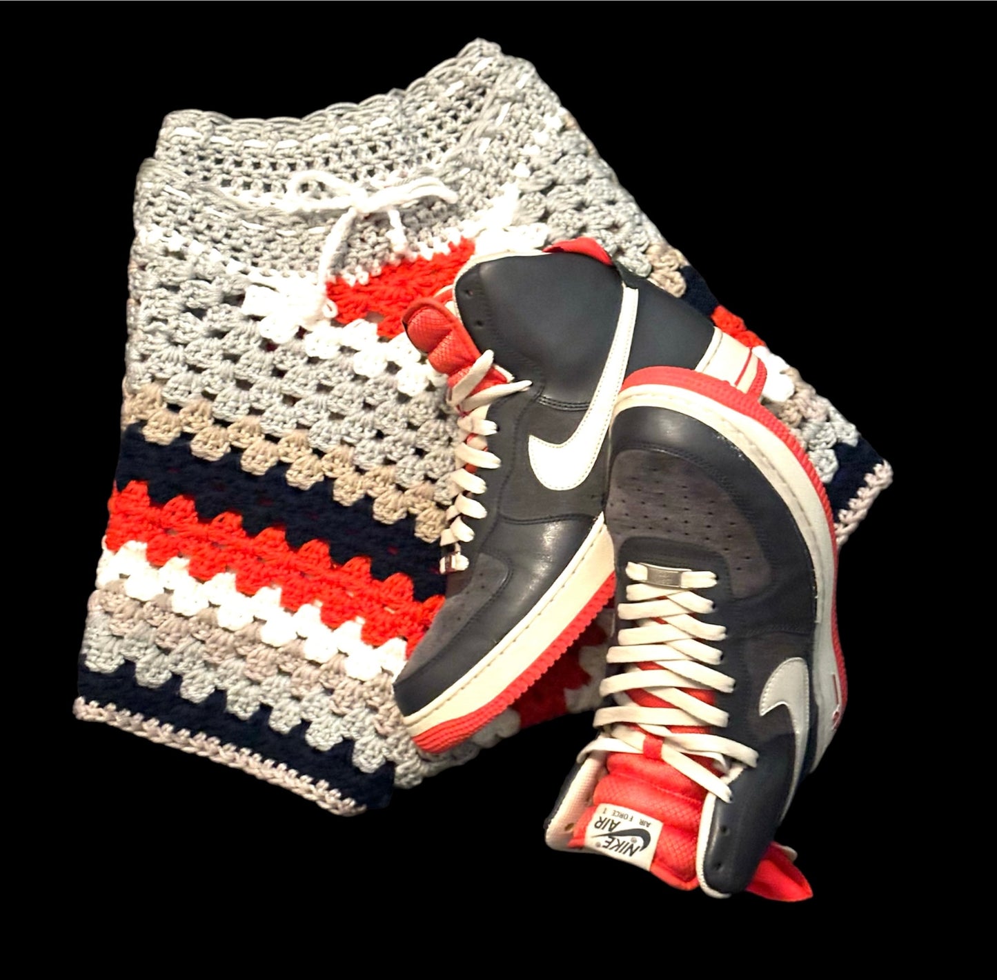 Custom Crochet Drawstring Shorts