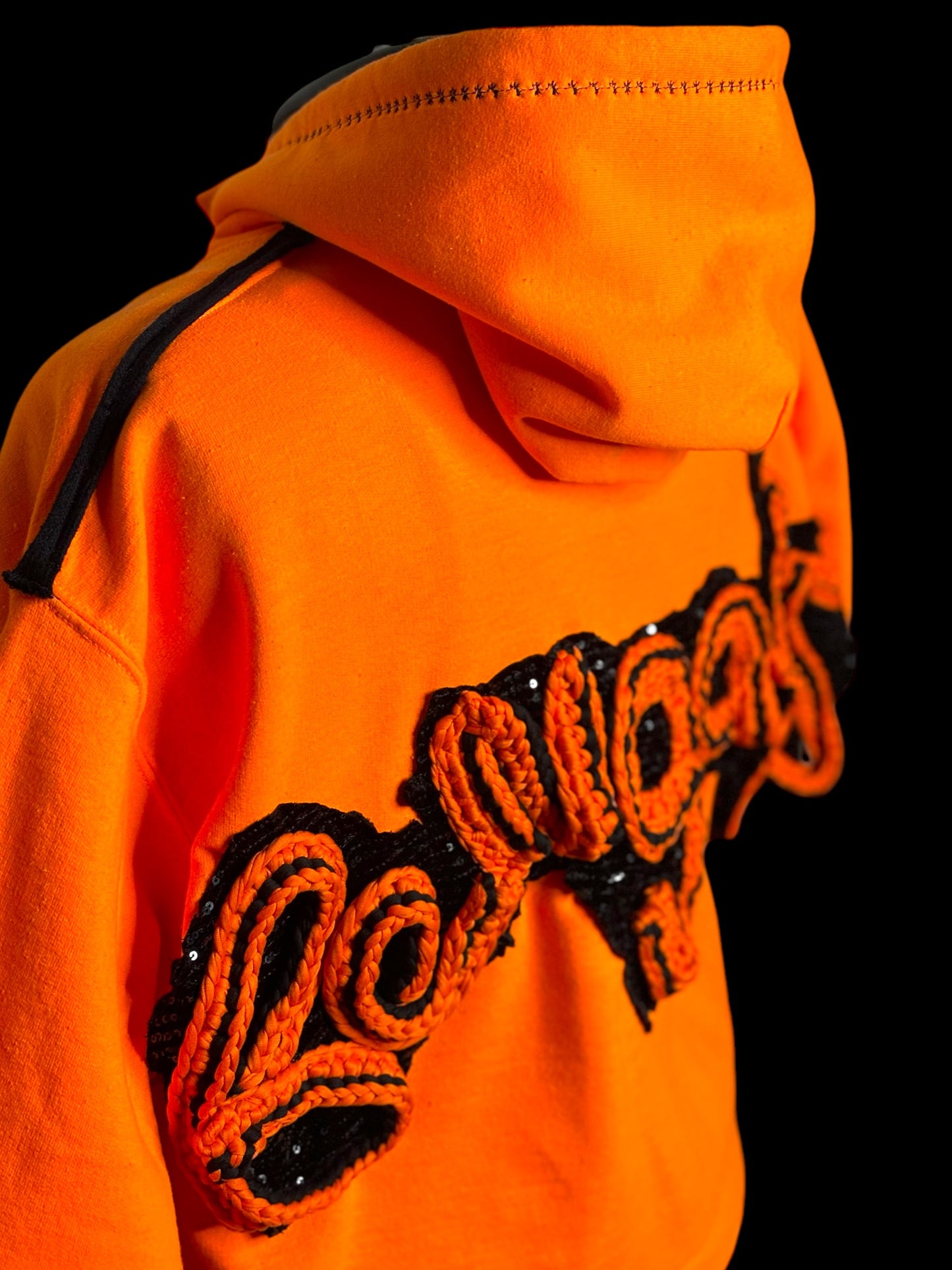 Custom Made KC Crochet Hoodie Unisex (add Name,Colors or Theme)