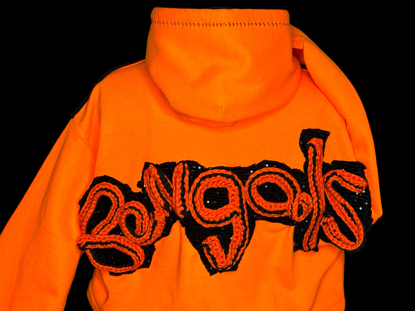 Custom Made KC Crochet Hoodie Unisex (add Name,Colors or Theme)
