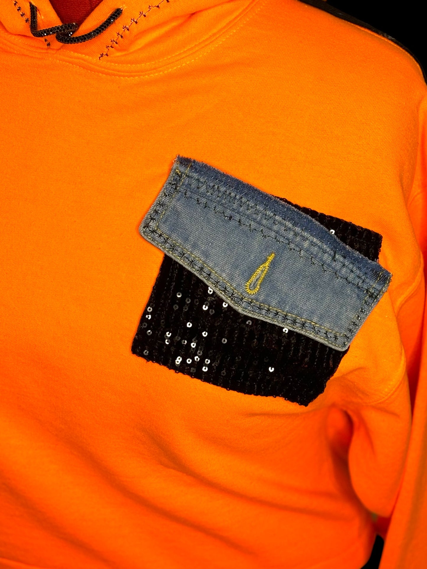 Custom Made KC Crochet Hoodie Unisex (add Name,Colors or Theme)