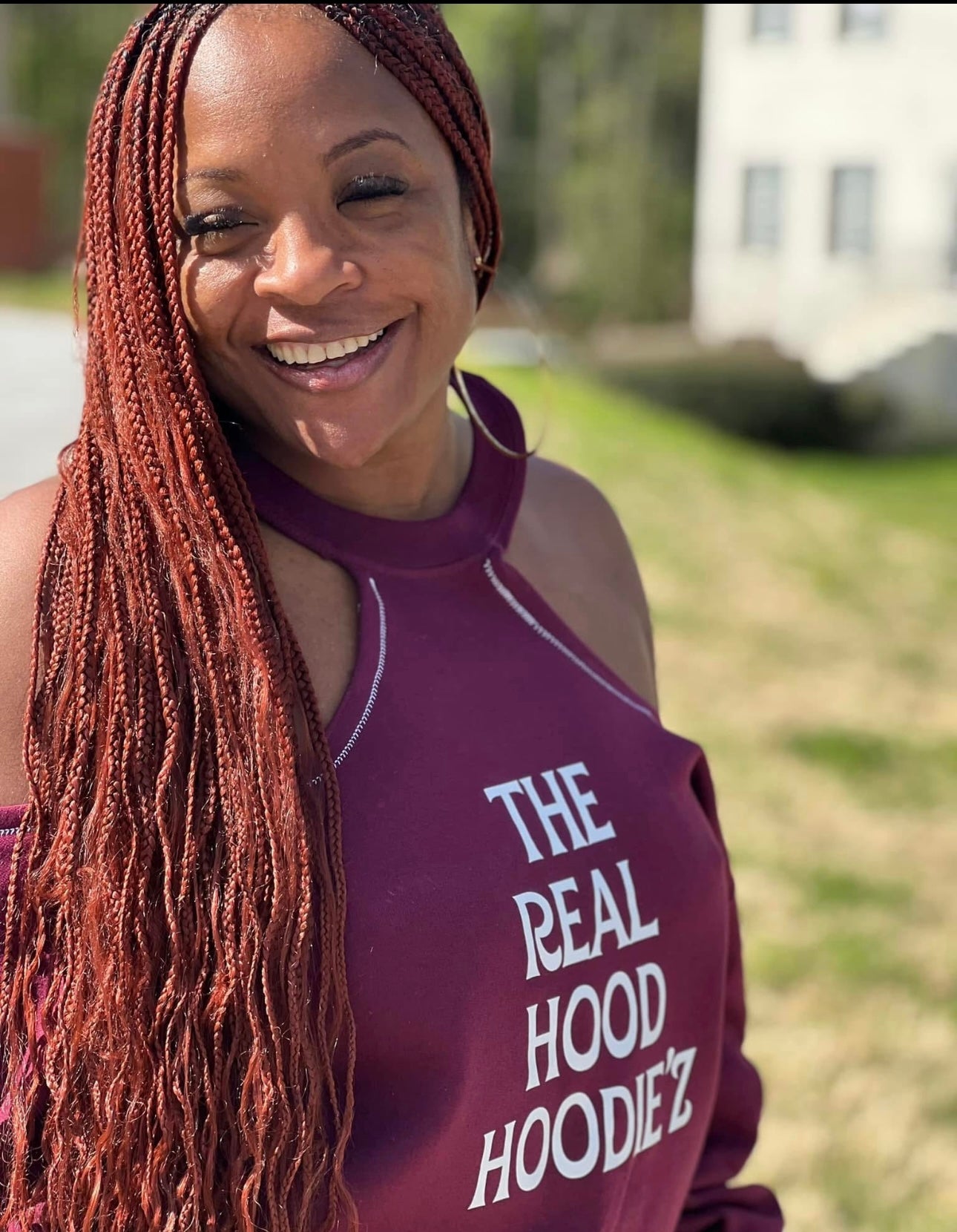 Custom Halter Hoodie -Back-Out