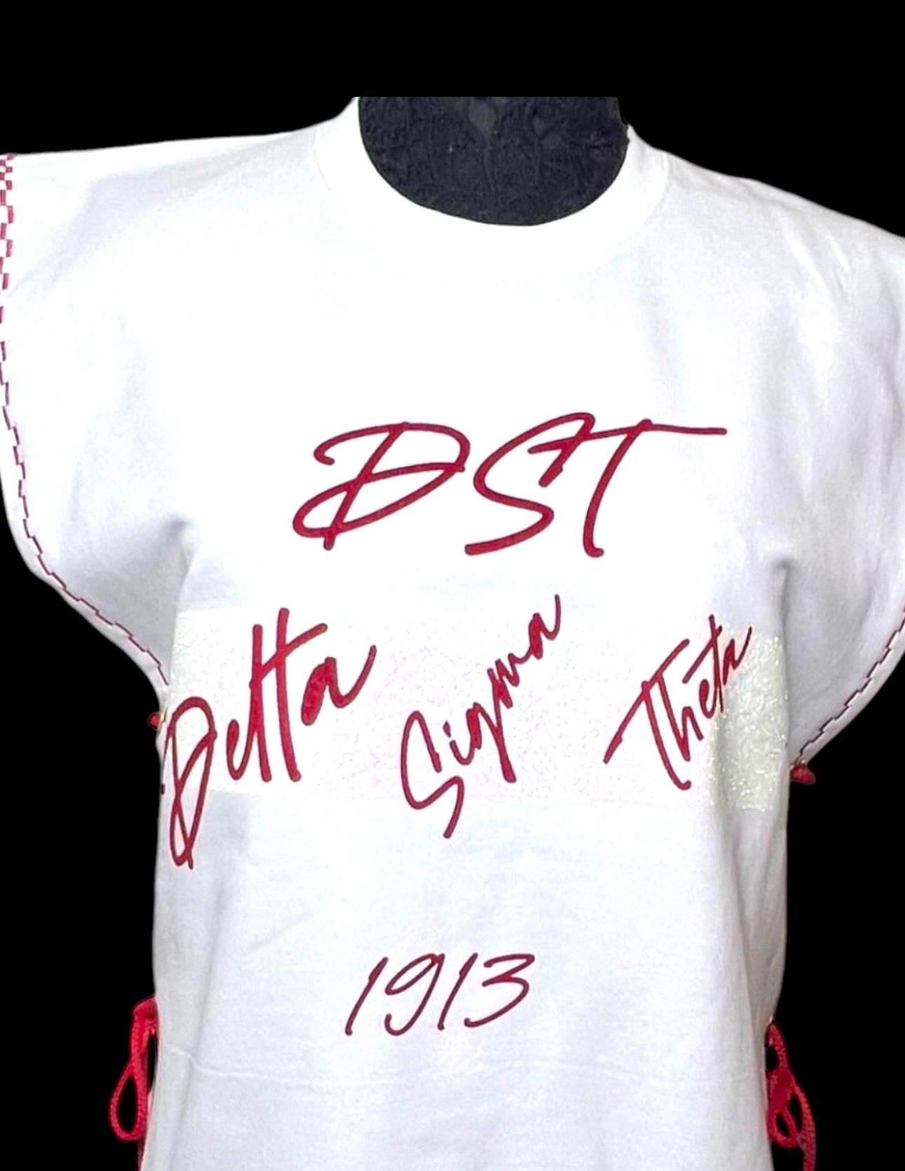DST lace up sweatshirt