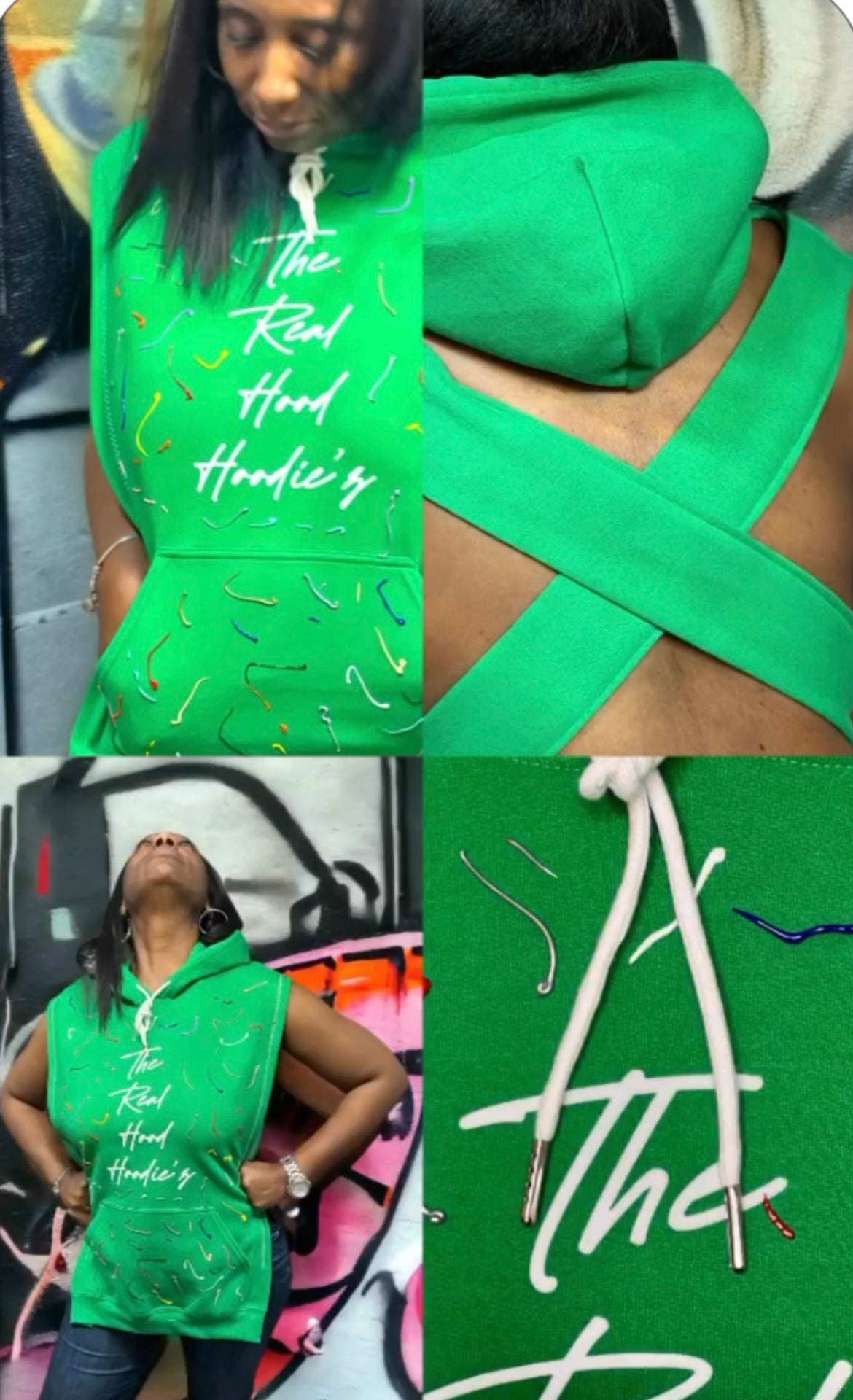 Custom Cross~Back Hoodie