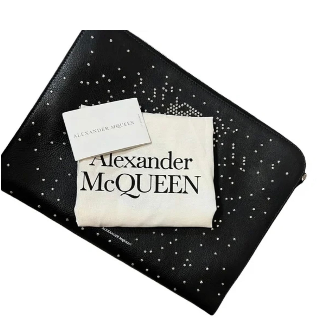 STUDDED AMCQ BAG/LAPTOP