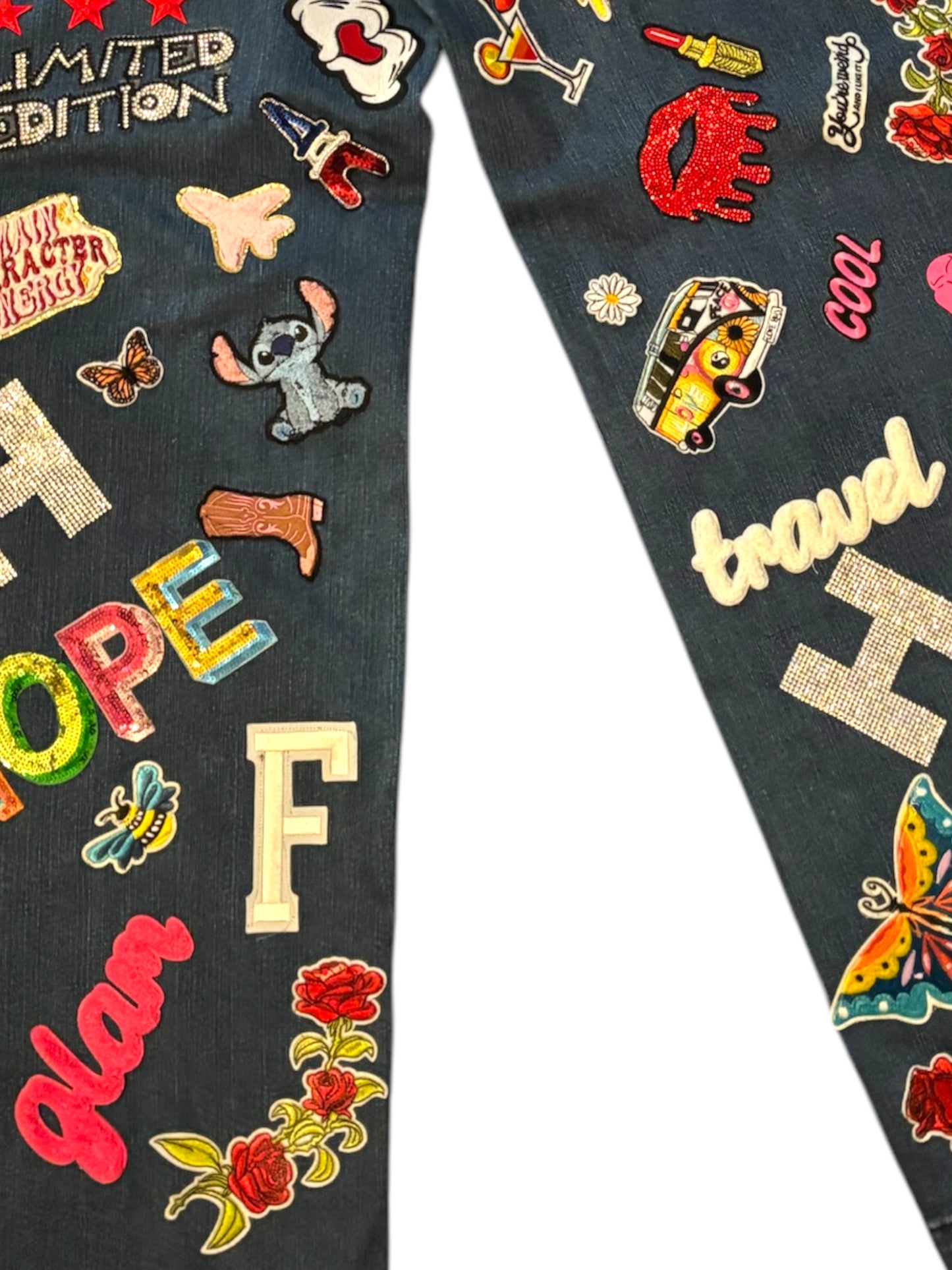 Custom Unisex Patch Jeans