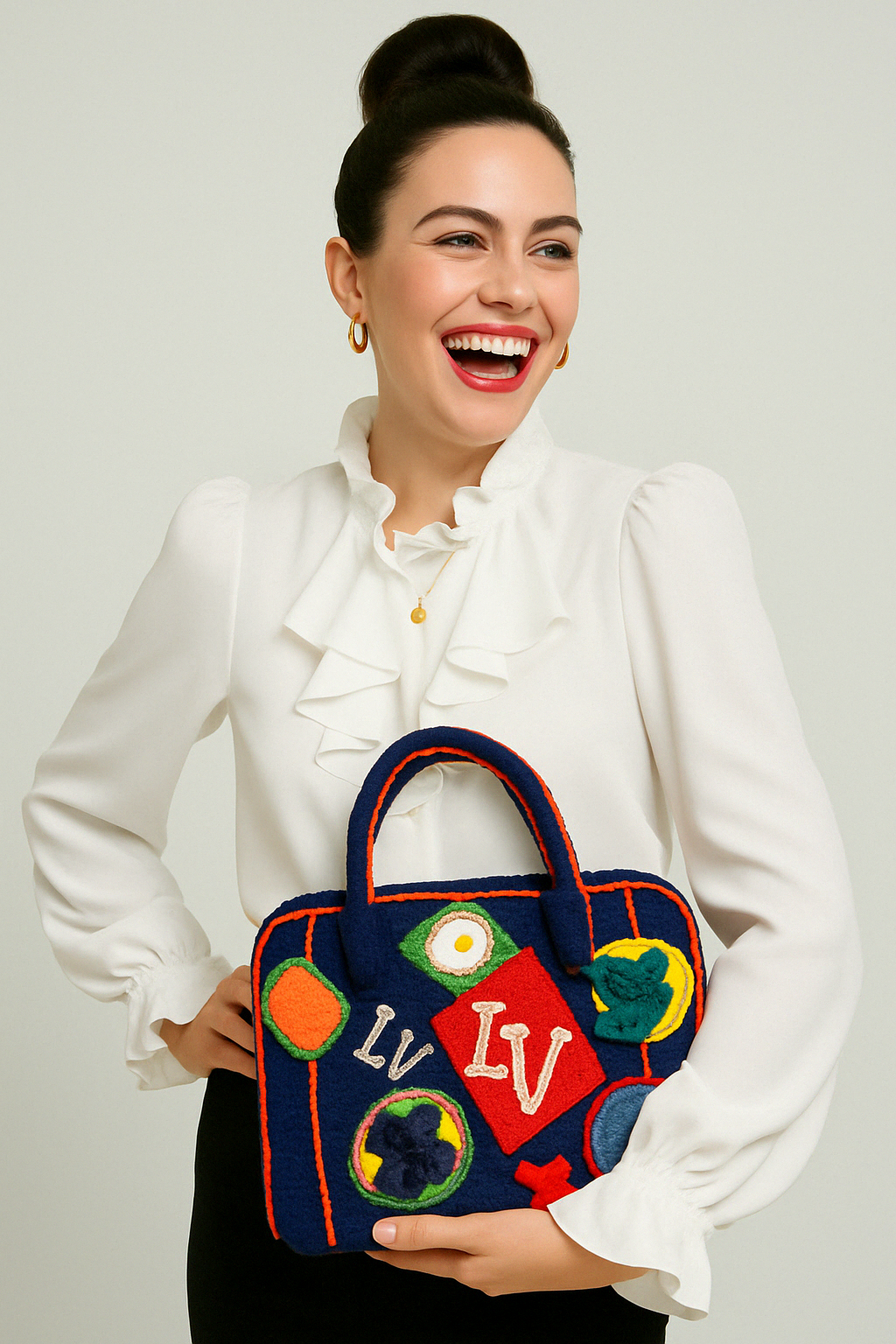 Designer Inspired Crochet Handbag
